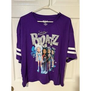 Vintage Bratz y2K 90's shirt size 2x like new purple